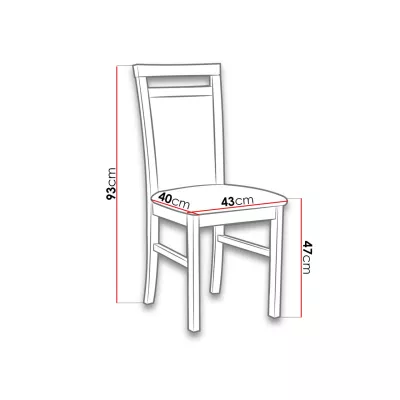 Kuchyňská židle FRATONIA 3 - ořech / tmavá šedá