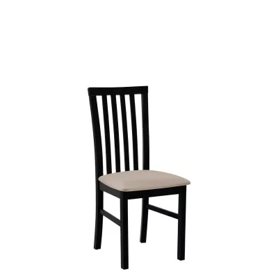 Židle k jídelnímu stolu FRATONIA 1 - černá / béžová