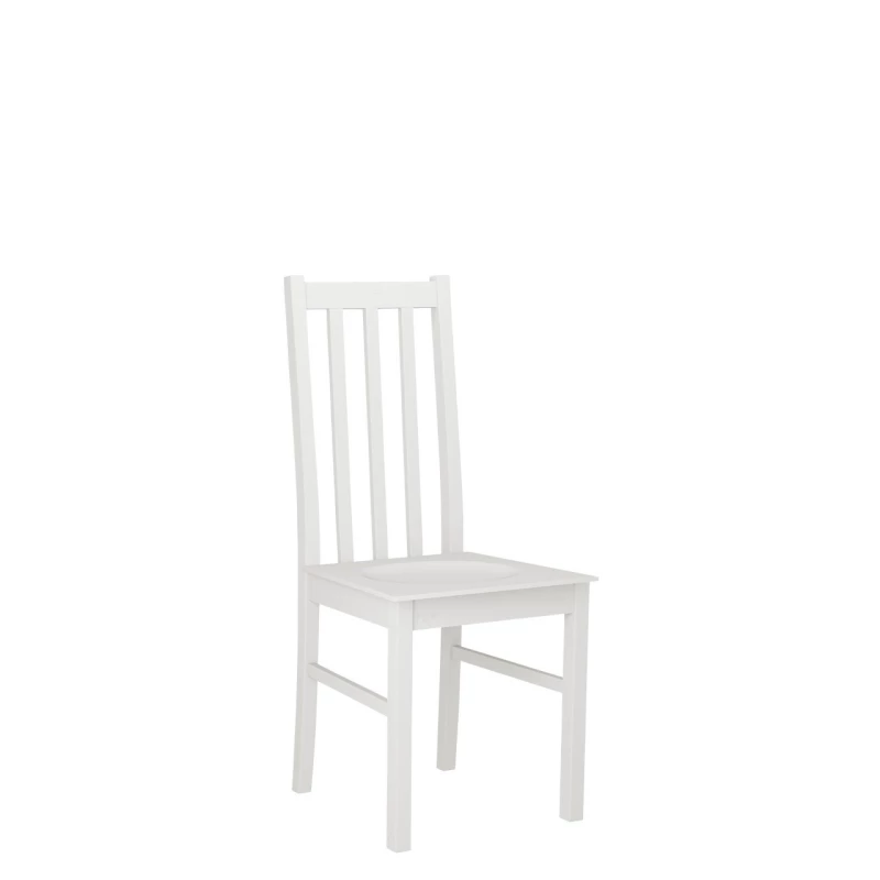 Dřevěná židle do kuchyně EDON 10 - bílá