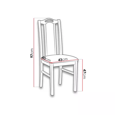 Židle do jídelny EDON 9 - bílá / béžová