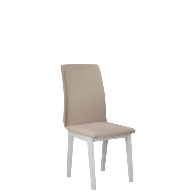 Čalouněná židle do kuchyně ADKINS 1 - bílá / béžová