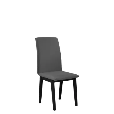 Čalouněná židle do kuchyně ADKINS 1 - černá / tmavá šedá