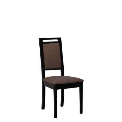 Čalouněná židle do jídelny ENELI 15 - černá / hnědá 2