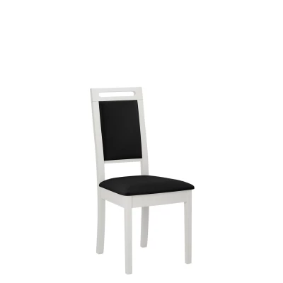 Čalouněná židle do jídelny ENELI 15 - bílá / černá