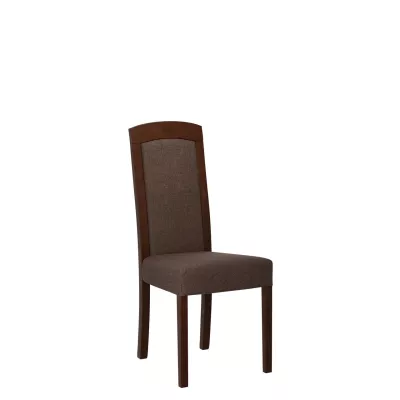 Jídelní židle čalouněným sedákem ENELI 7 - ořech / hnědá 2