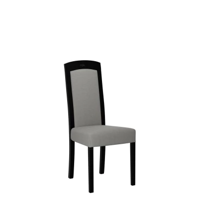 Jídelní židle čalouněným sedákem ENELI 7 - černá / šedá