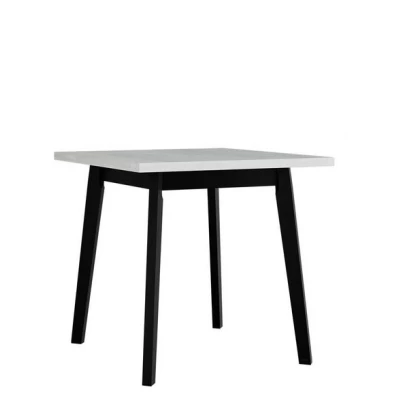 Jídelní stůl 80x80 cm AMES 1 - bílý / černý