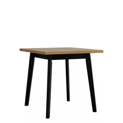 Jídelní stůl 80x80 cm AMES 1 - dub grandson / černý