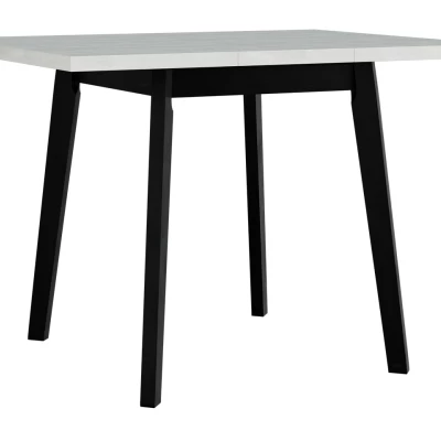 Rozkládací jídelní stůl 80x80 cm AMES 2 - dub sonoma / černý