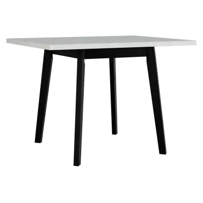 Rozkládací jídelní stůl 80x80 cm AMES 2 - bílý / černý