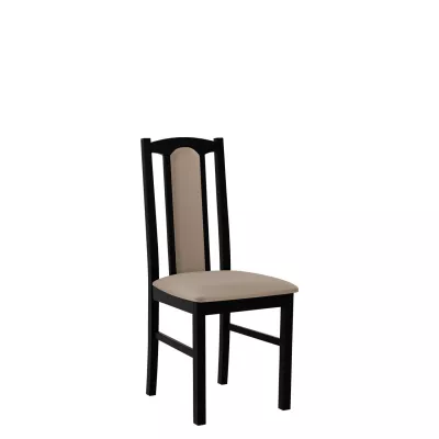Čalouněná židle do kuchyně EDON 7 - černá / béžová