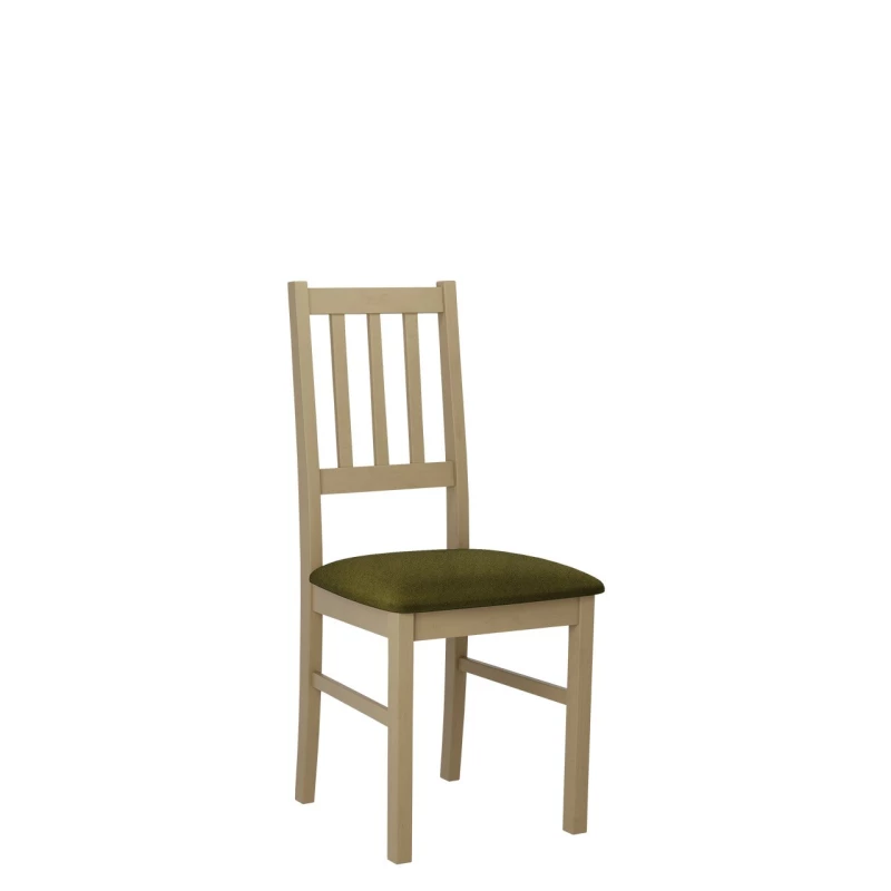 Židle do kuchyně EDON 4 - dub sonoma / tmavá olivová