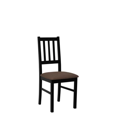 Židle do kuchyně EDON 4 - černá / hnědá 2