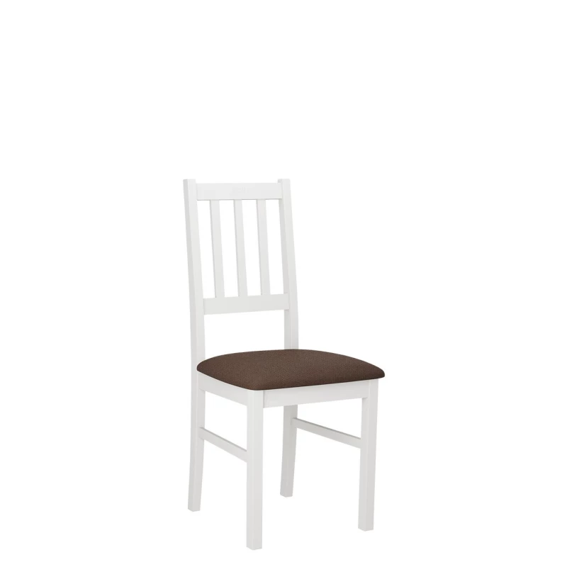 Židle do kuchyně EDON 4 - bílá / hnědá 2