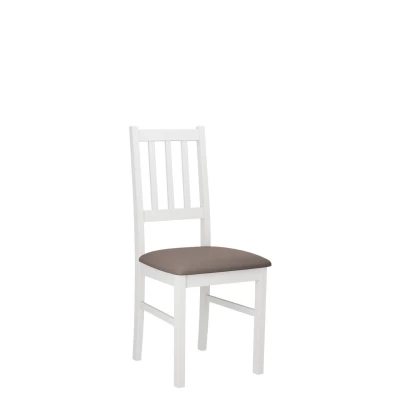 Židle do kuchyně EDON 4 - bílá / hnědá 1