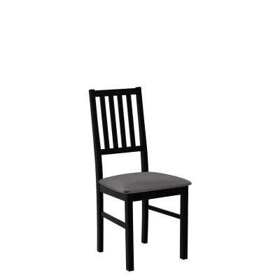 Dřevěná jídelní židle DANBURY 7 - černá / tmavá šedá
