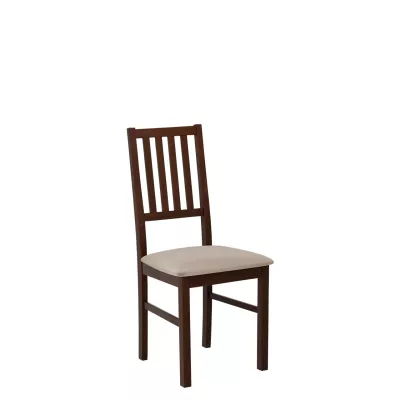 Dřevěná jídelní židle DANBURY 7 - ořech / béžová