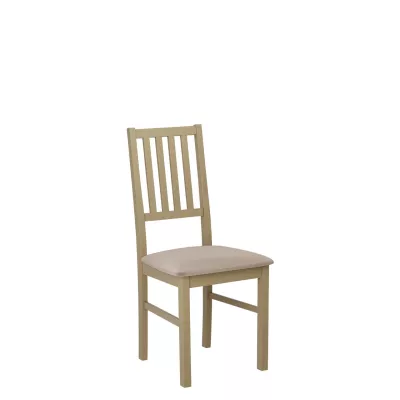 Dřevěná jídelní židle DANBURY 7 - dub sonoma / béžová