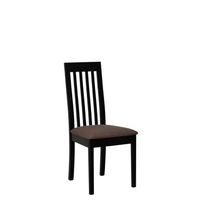 Kuchyňská čalouněná židle ENELI 9 - černá / hnědá 2
