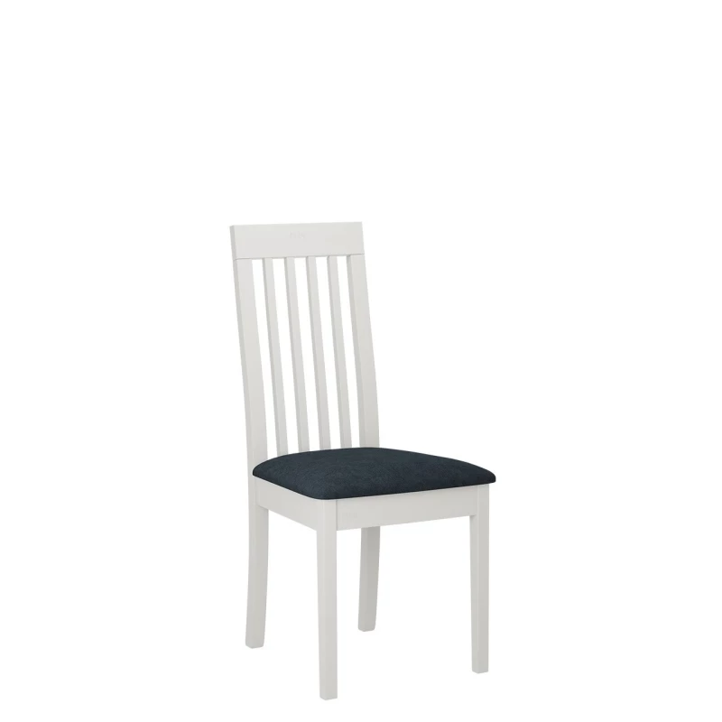 Kuchyňská čalouněná židle ENELI 9 - bílá / námořnická modrá