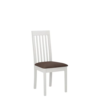 Kuchyňská čalouněná židle ENELI 9 - bílá / hnědá 2
