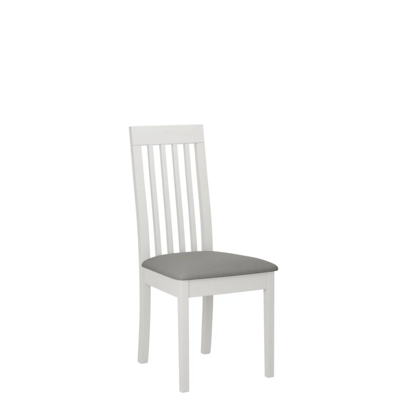 Kuchyňská čalouněná židle ENELI 9 - bílá / šedá