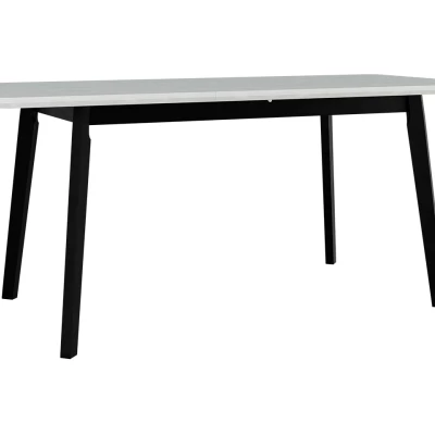 Rozkládací stůl do jídelny 140x80 cm ANGLETON 7 - bílý / dub sonoma