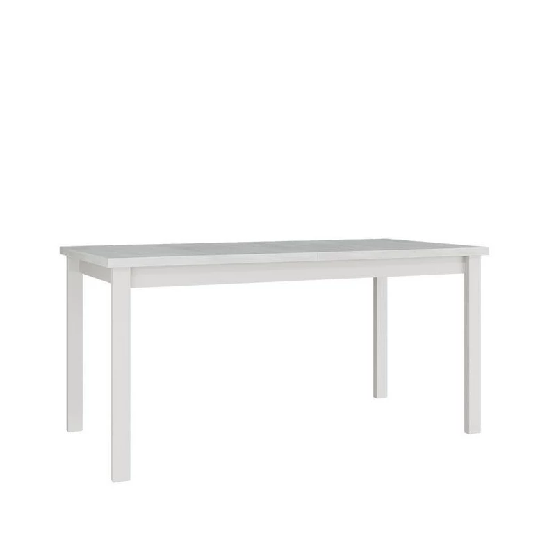 Rozkládací kuchyňský stůl 160x90 cm ELISEK 4 - bílý