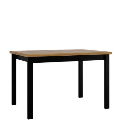 Rozkládací kuchyňský stůl 120x80 cm ELISEK 1 - dub grandson / černý