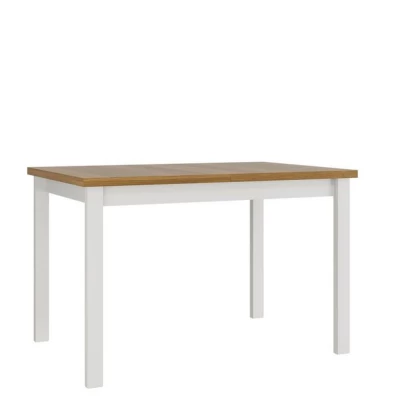 Rozkládací kuchyňský stůl 120x80 cm ELISEK 1 - dub grandson / bílý