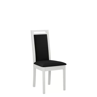 Čalouněná židle do kuchyně ENELI 6 - bílá / černá