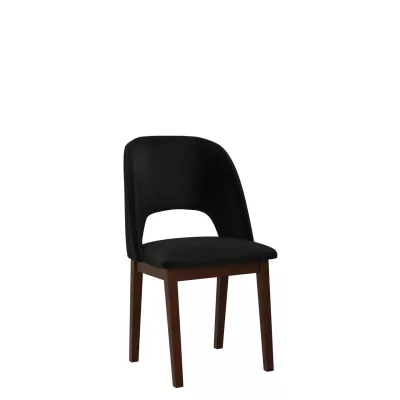 Kuchyňská čalouněná židle AFTON 2 - ořech / černá