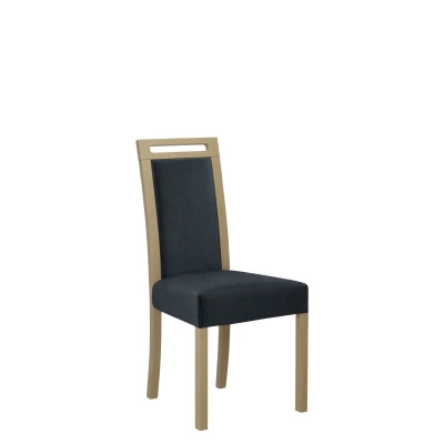 Čalouněná židle do jídelny ENELI 5 - dub sonoma / námořnická modrá