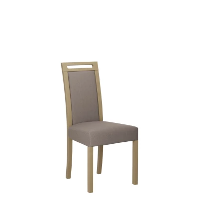 Čalouněná židle do jídelny ENELI 5 - dub sonoma / hnědá 1