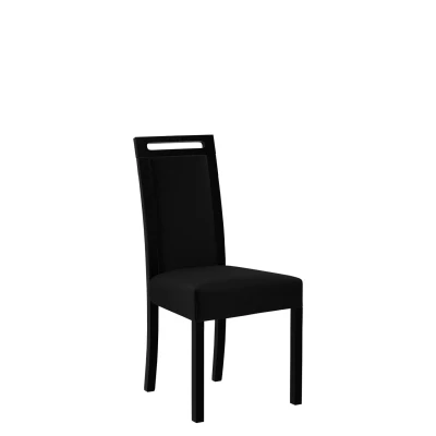 Čalouněná židle do jídelny ENELI 5 - černá