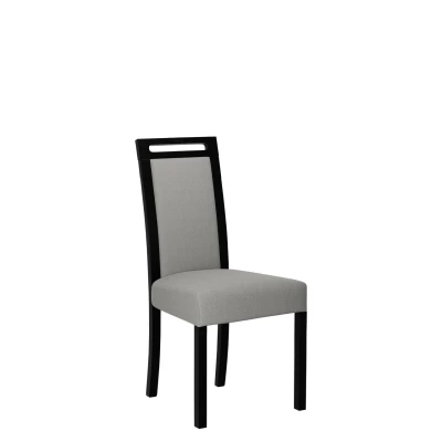 Čalouněná židle do jídelny ENELI 5 - černá / šedá