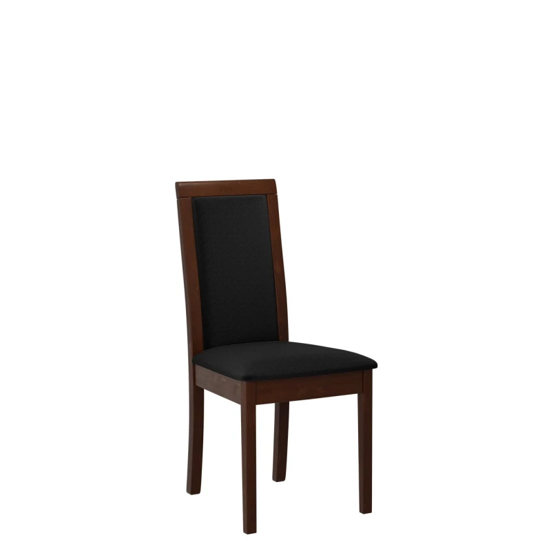 Kuchyňská židle s látkovým potahem ENELI 4 - ořech / černá