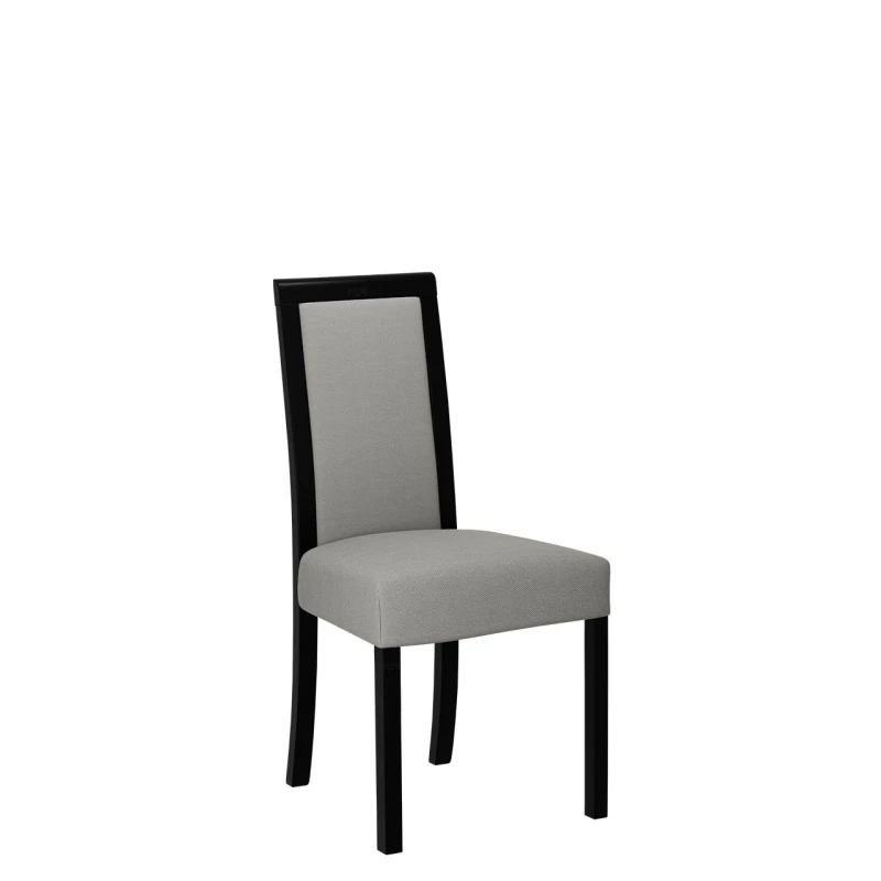Jídelní židle s látkovým potahem ENELI 3 - černá / šedá
