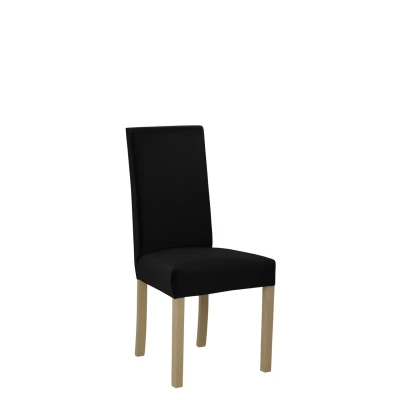 Jídelní čalouněná židle ENELI 2 - dub sonoma / černá