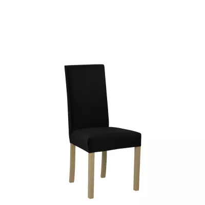 Jídelní čalouněná židle ENELI 2 - dub sonoma / černá