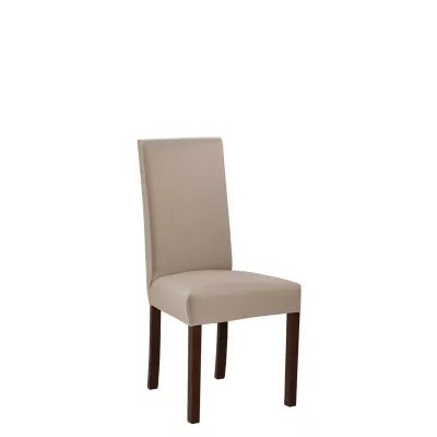 Jídelní čalouněná židle ENELI 2 - ořech / béžová
