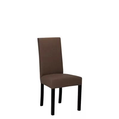 Jídelní čalouněná židle ENELI 2 - černá / hnědá 2