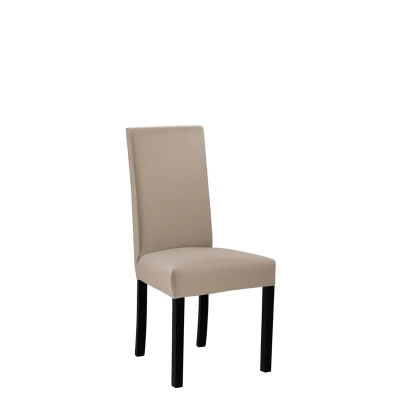 Jídelní čalouněná židle ENELI 2 - černá / béžová