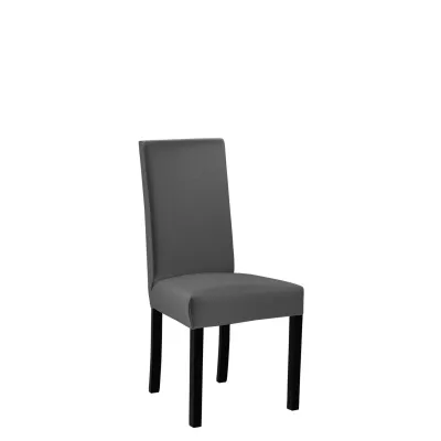 Jídelní čalouněná židle ENELI 2 - černá / tmavá šedá