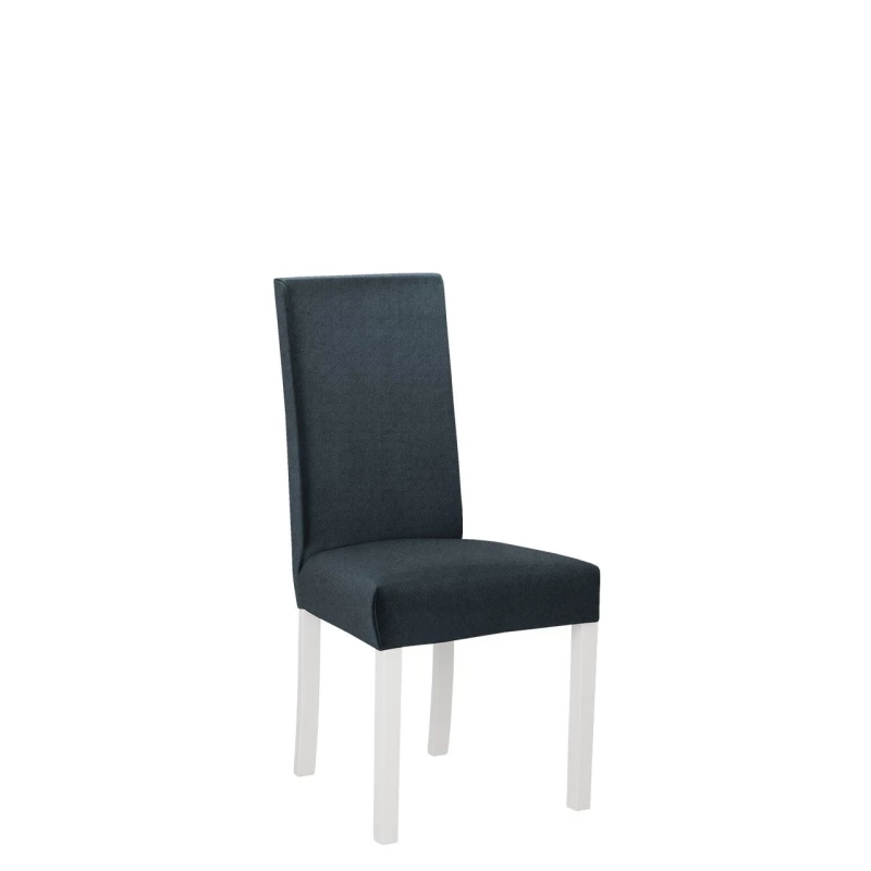 Jídelní čalouněná židle ENELI 2 - bílá / námořnická modrá