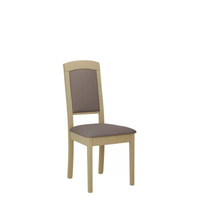 Čalouněná židle do kuchyně ENELI 14 - dub sonoma / hnědá 1