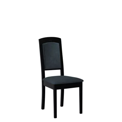 Čalouněná židle do kuchyně ENELI 14 - černá / námořnická modrá