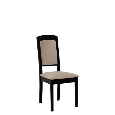 Čalouněná židle do kuchyně ENELI 14 - černá / béžová