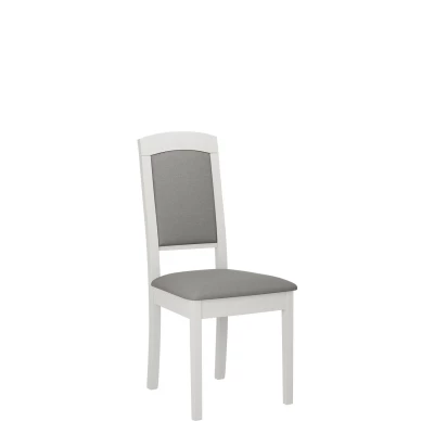 Čalouněná židle do kuchyně ENELI 14 - bílá / šedá