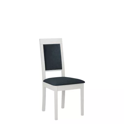 Kuchyňská čalouněná židle ENELI 13 - bílá / námořnická modrá